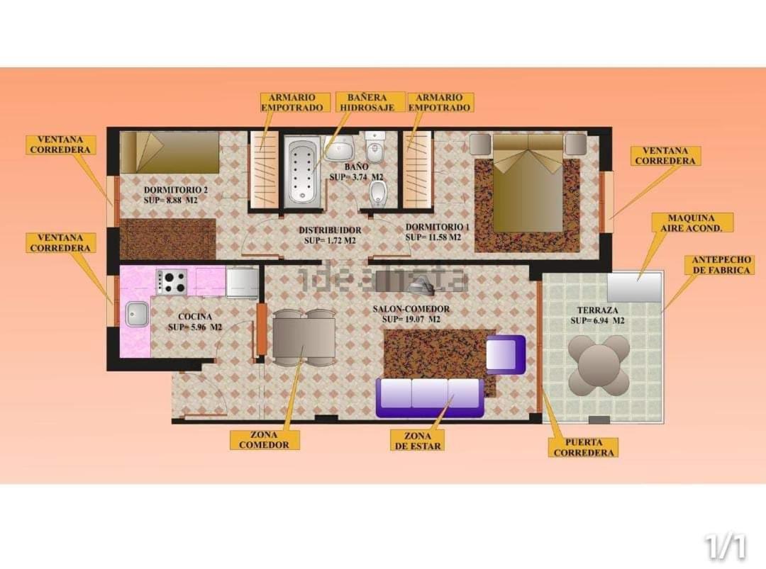 Apartamento Magic World Nueva Marina D'Or 2 Dormitorios Edificio Torremar 奥罗佩萨德尔马 外观 照片