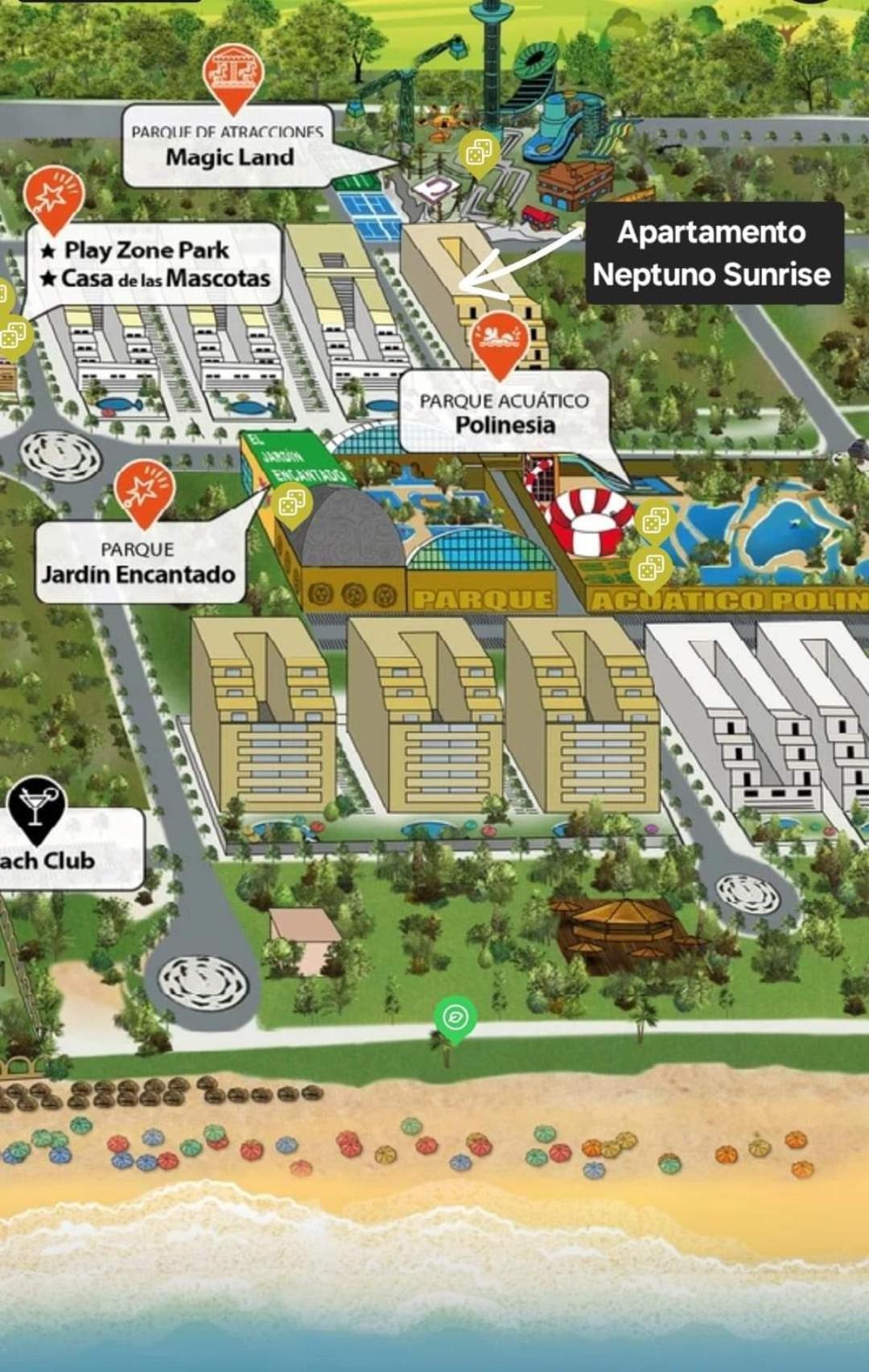 Apartamento Magic World Nueva Marina D'Or 2 Dormitorios Edificio Torremar 奥罗佩萨德尔马 外观 照片